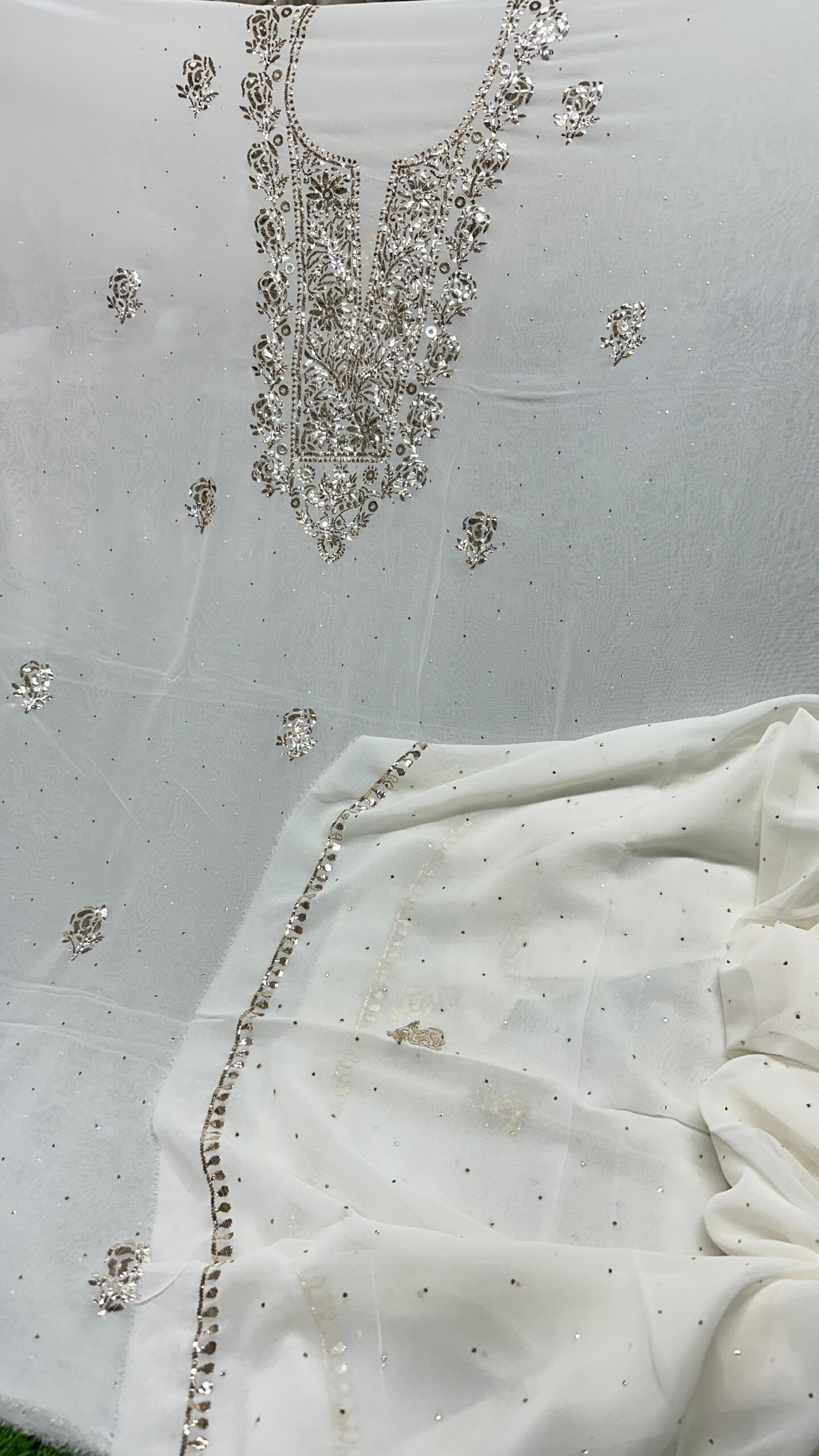 Bharat Soft Pure Georgette Shirt & Dupatta