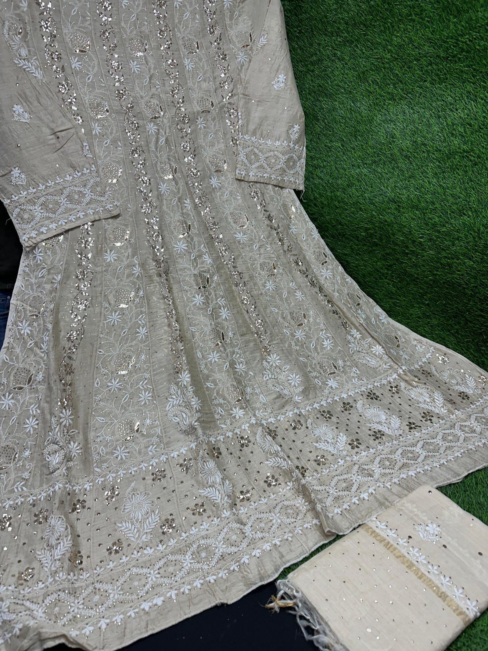 bharat Moonga Silk Anarkali