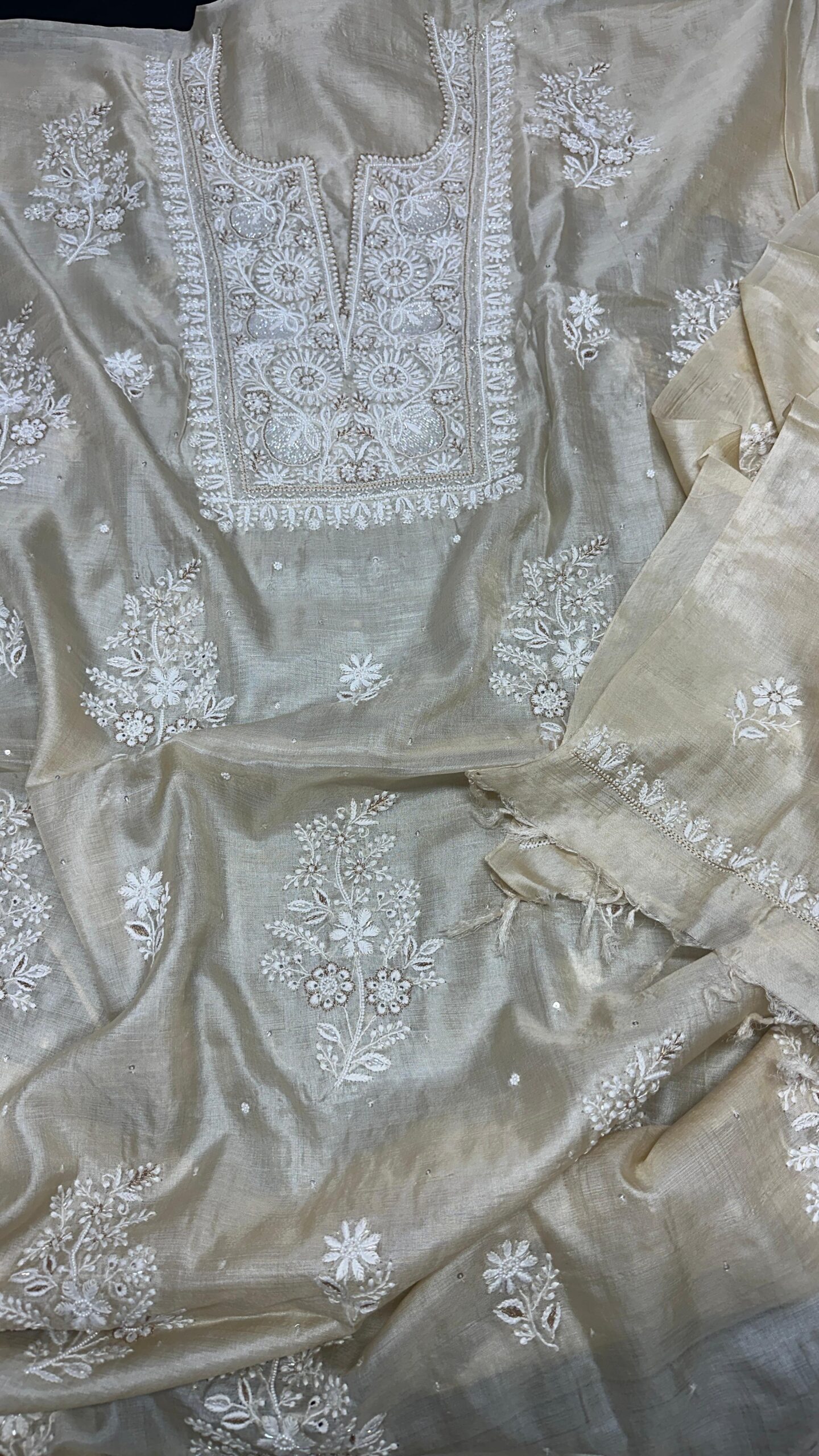 Bharat Premium Pure Tusser Silk suit Set